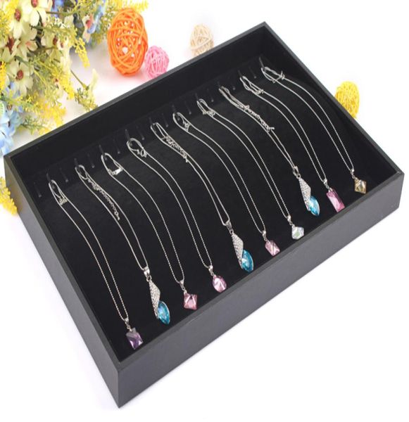 

whole 3524cm black velvet necklace display bracelet curved showcase holder jewelry display stand1308910