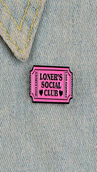 

retro pink cartoon enamel pin brooch for women movie ticket black heart badge clothes hat bag personality lapel pin jewelry gift5078071, Gray
