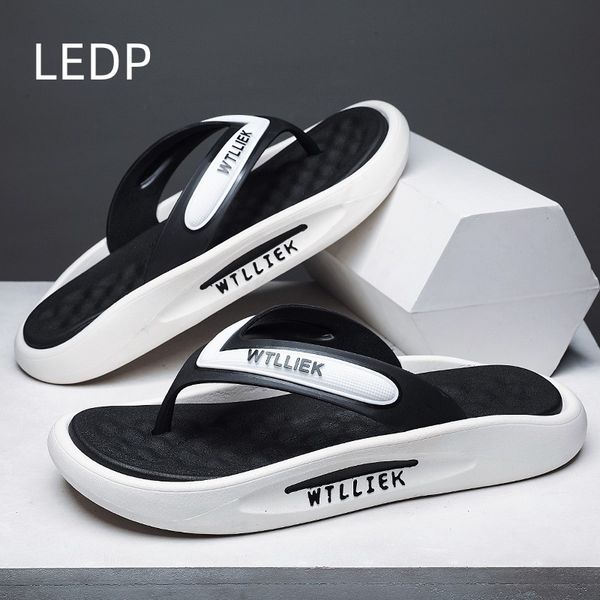 

slippers men's summer flip flops in casual fashion platform sandals sports wear wear resistant shoes s 2023 products 230714, Black