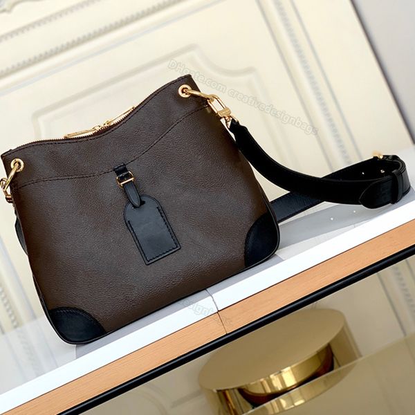 

7a shoulder bag small hobo odeon tote messenger bag vintage print designer leather double zipper fashion shopping ladies clutch 45354 28cm l
