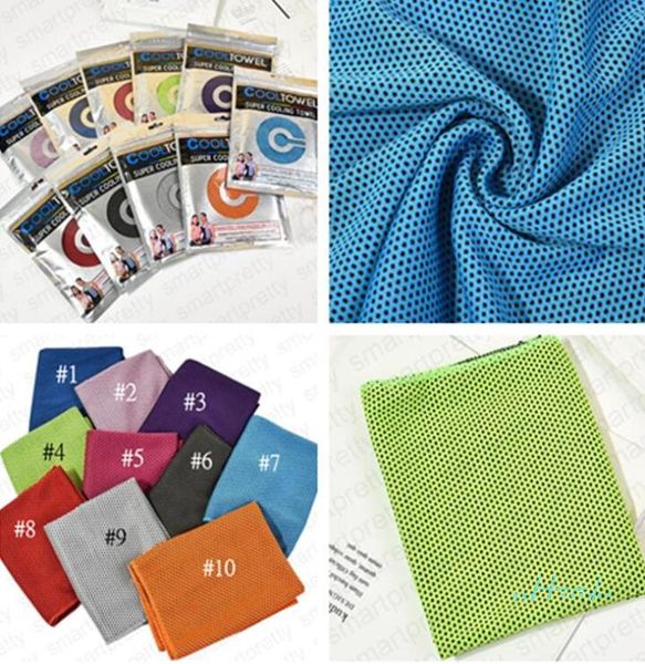 

3080cm summer cool towels ice cold towel block printing sunstroke adults sports yoga exercise cool quick dry soft breathab2493239