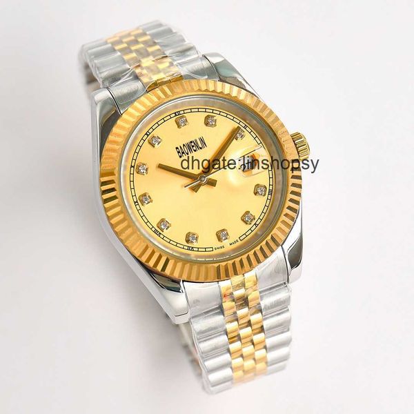 

design watches swim designer womens men with box second luxury gold watch datejust 41mm 31 36 automatic mechanical steel hand classics foldi, Slivery;golden