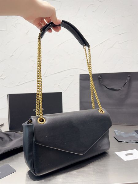 

luxury fashion designer chain shoulder bag luxury women's tote bag leather luxury women's crossbody bag purse shopping bag 6 color