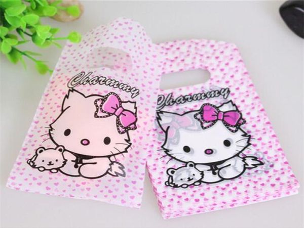 

new 500pcslot 915cm good quality pink cute small kitty pouches mini gift bags7923178, Pink;blue