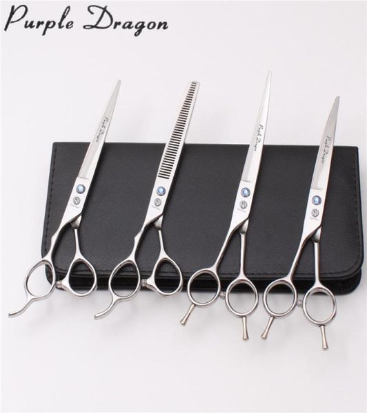 

lefthand 7in purple dragon jp stainless cutting scissors thinning shears dogs grooming scissors professional pets shears z30061444497
