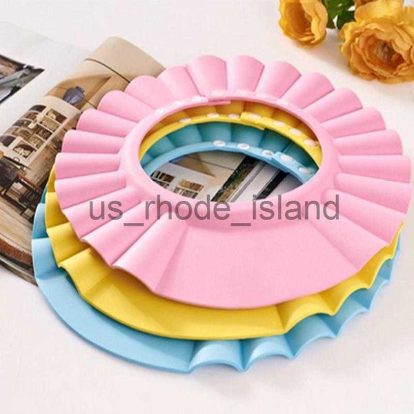 

shower caps soft kids shampoo new shower cap wash hair shield bathing hat x0715