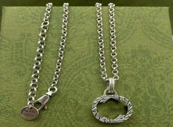 

the luxury jewelry gold chain pendants letter g bijoux designer original packaging cci necklace 925339859, Silver