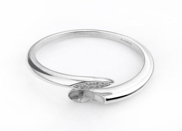 

ring blanks diy jewellery making 925 sterling silver ring setting pin fits round pearls 3 pieces7933856, Slivery;crystal