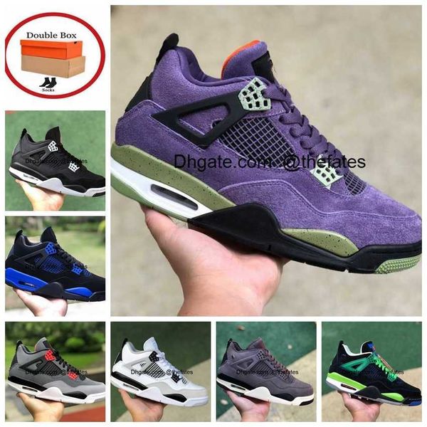 

shoes 2023 men women basketball jumpman 4 4s shimmer neutral greyblang black cat union taupe haze desert moss taupe haze white oreo guava ic, White;red