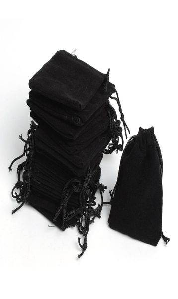

bags drop 200pcslot 57cm black retail jewelry velvet gift packaging bags jewelry pouches party gift bags 1479277, Pink;blue