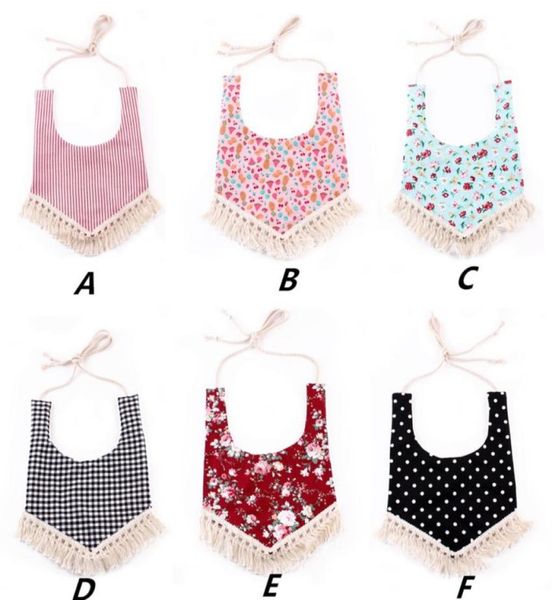 

drop colorful newborn baby soft bibs burp cloths lovely striped tassels feeding baby bibs2602194