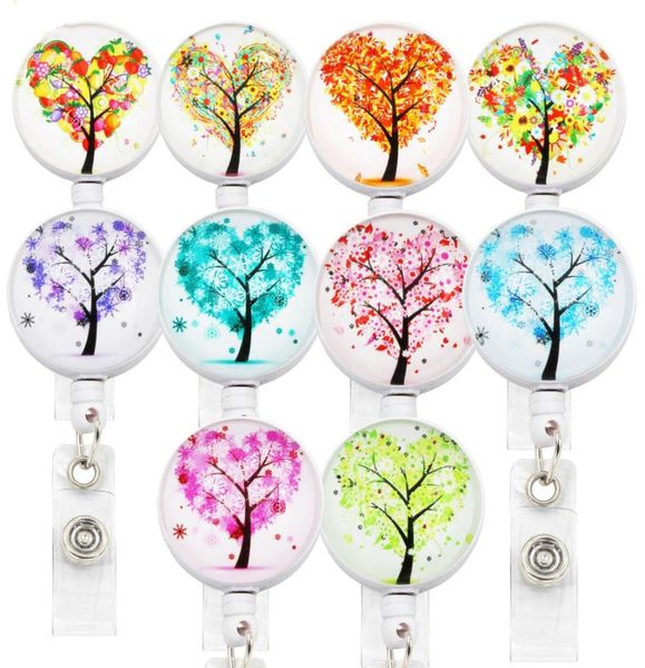 

colors tree id retractable holder 360 alligator clip life retractable cord id badge brooches8229531, Gray