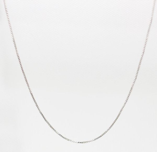 

whole2018 s925 silver chain flat square snake necklace accessories fashion jewelry accessories shippin chains for women9302354
