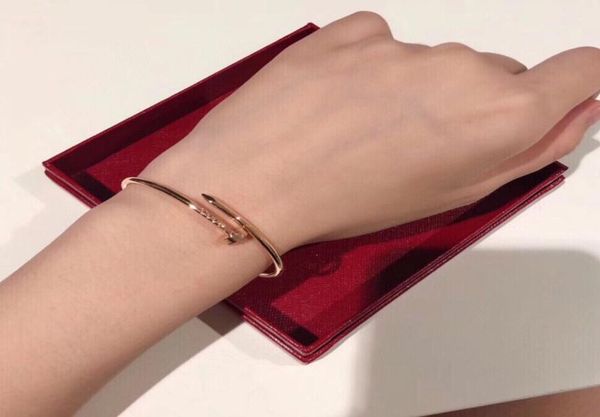 

upgrade elastic version sterling silver elastic fine version nail bracelet without diamond version feel really good and don034923442, Black