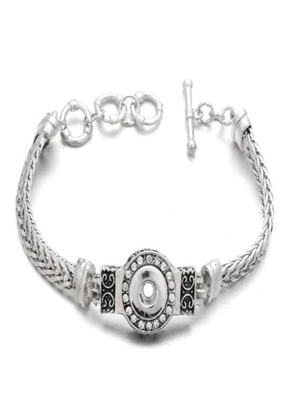 

snap bracelet fit 12mm18mm button jewelry watches women diy gif bbyucb8618785, Golden;silver
