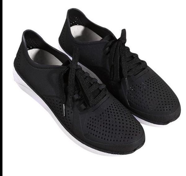 

sandals casual white shoes flat women's non slip breathable wear soft bottom running 230714, Black