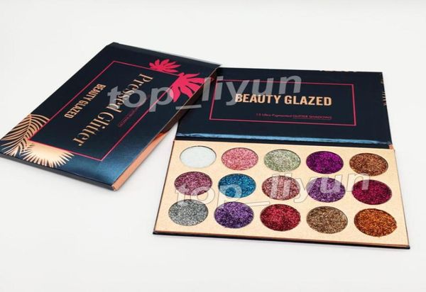 

new makeup beauty glazed glitter eyeshadow palette beauty 15 colors ultra pigmented glitter shimmer eye shadow palette shippi4059293