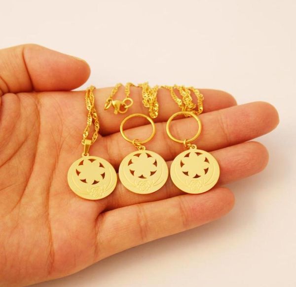 

necklaces earrings jewellery sets gold color kiribati hawaii pohnpei guam style jewelry necklace6519887, Silver