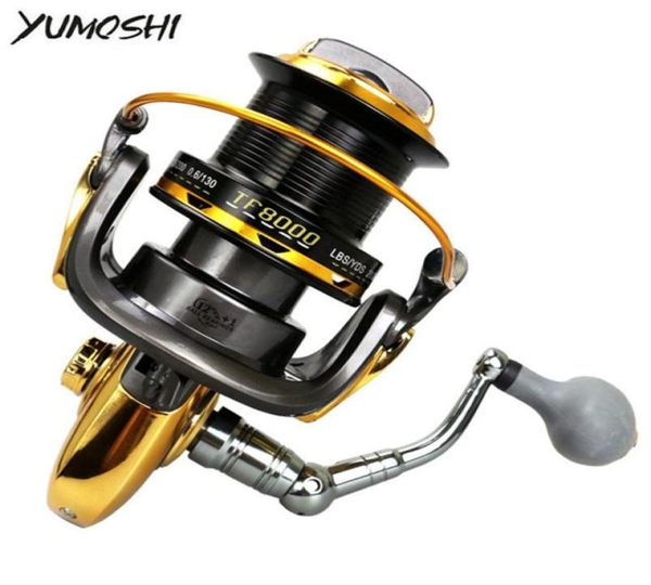 

yumoshi sea fishing reel 12bb 1rb surfcasting fishing reel long distant wheel for saltwater 8000 11000 series drag fishing reel2823981837