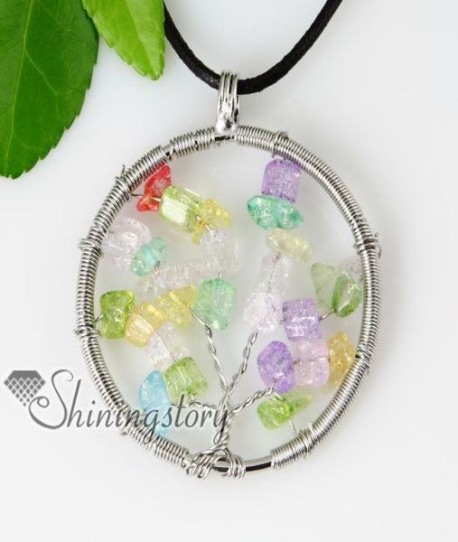 

round oblong birthstone pendant necklace whole gemstone jewellery fashion jewelry in bulk spsp50046 handmade fashion jewellery9474226, Silver