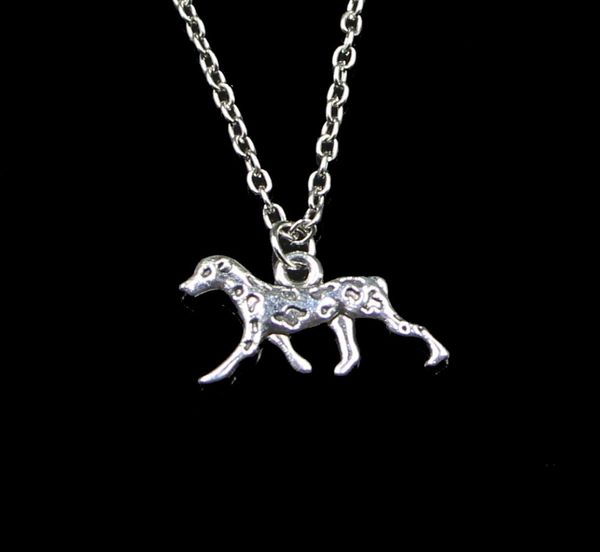 

fashion 1325mm dog dalmatians pendant necklace link chain for female choker necklace creative jewelry party gift9301903, Silver