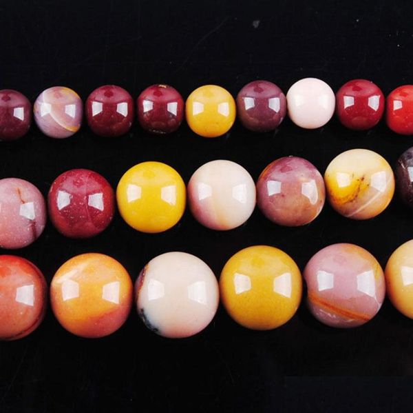 

stone 6 8 10mm round mookaite jasper natural stone beads for jewelry making woman diy necklace bracelet 155inches by905 dro whole5176222, Black