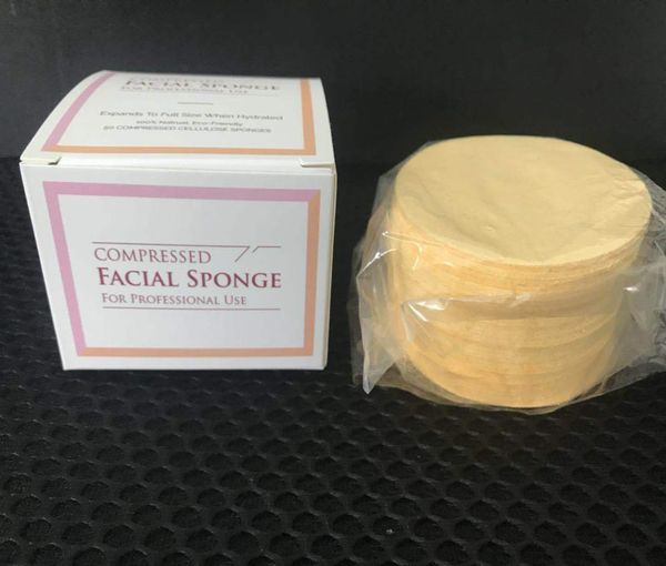 

professional compressed natural cellulose facial sponges 50 count 65mm10mm compressed sponge4587651