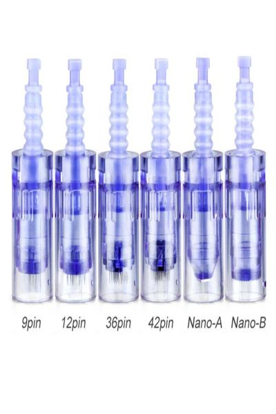 

50pcs electric auto accessories derma a6 micro needlestamp 9123642nano tattoo bayonet micro needles cartridge for dr pen a12598267