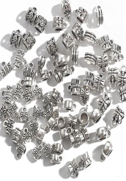 

mixed ancient silver plated alloy loose tube bead spacer beads for jewelry making charms diy bracelet necklace accessories2795119, Black