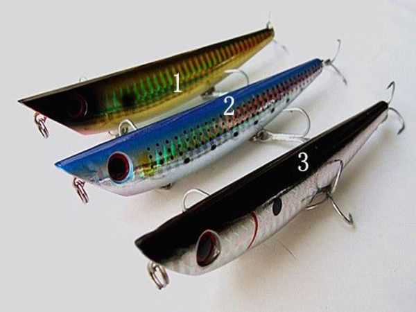 

12cm17g poper bait fshing lure fishing tackle hard plastic lure floating type china hook 551530