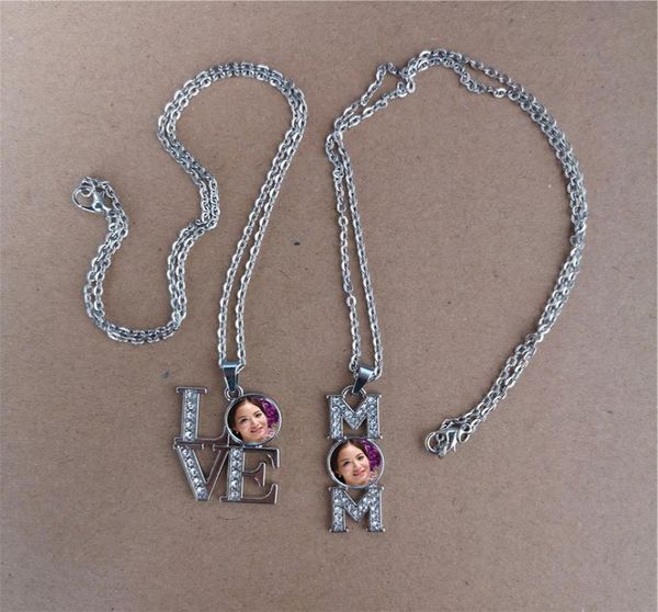

sublimation mom necklaces pendants for mother039s day transfer printing materials consumables1209486, Silver