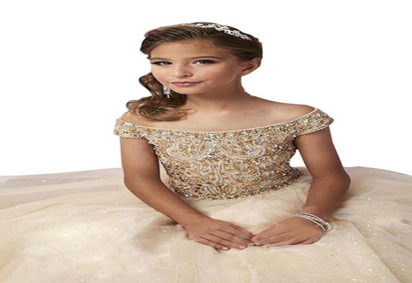 

girl039s pageant dresses selling champagne sequins lightemitting children039s dresses oneword collar shoulder strap6561793, White;red