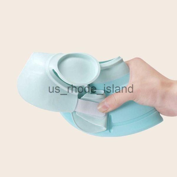 

shower caps 1pcs infant waterproof tpe shower shampoo cap wash hair kids bath visor hats adjustable shield ear eye protection x0715