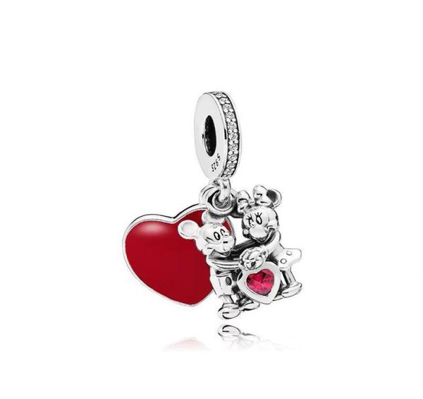 

disny 925 sterling silver charms diy charms heart shaped fits for diy style bracelet h8 797769czr1611272, Bronze;silver