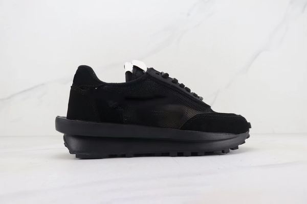 

shoes handcrafted custom saai x nke lsdv black sneakers for men and women-1