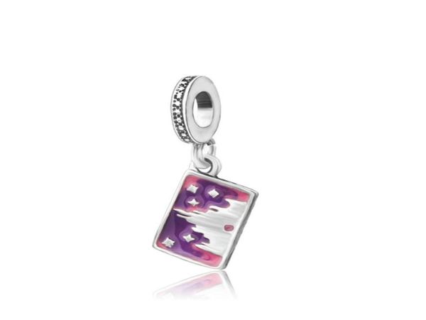 

postcard charm bead big hole fashion women jewelry european style for diy bracelet necklace panza007784141583, Bronze;silver