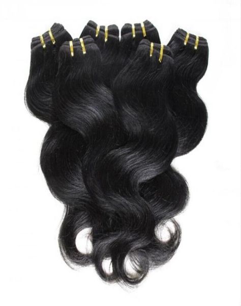 

hair 20bundleslot 100 brazilian virgin hair human hair weave wavy body wave natural color hair extensions whole 52929963778858, Black