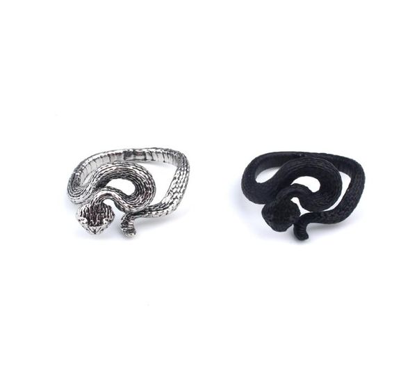 

new punk gothic open ring for women men cute personality vintage metal color animals finger ring male jewelry gifts2007220, Silver