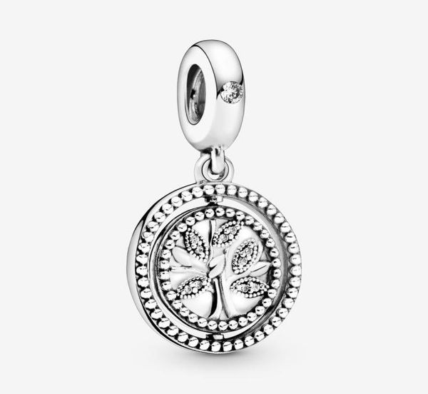 

100 925 sterling silver spinning family tree dangle charms fit original european charm bracelet fashion women wedding engagement 8353186, Bronze;silver