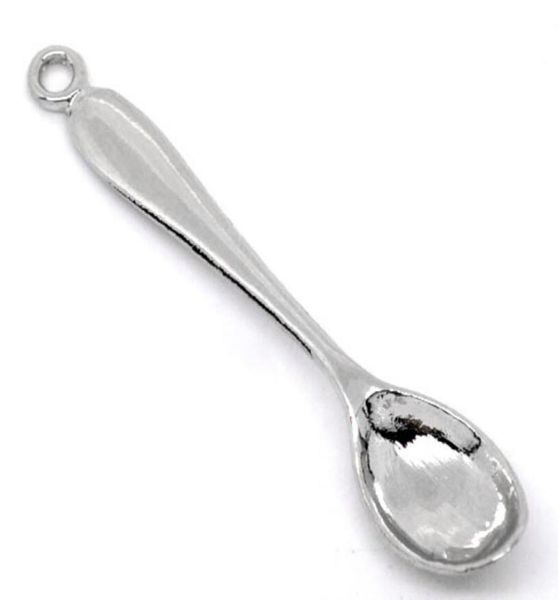 

tone spoon charms pendants jewelry making findings wjl282201198928, Bronze;silver
