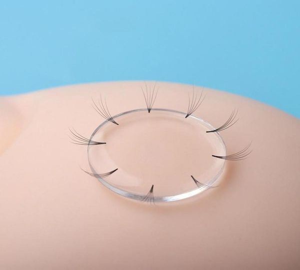 

false eyelashes 1pc silicone extension stand eye lashes pad round adhesive glue holder palette pallet reuseable beauty makeup tool1899285