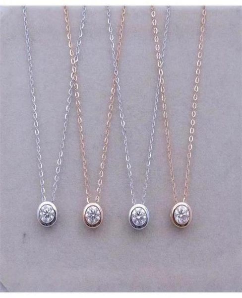 

chains natural diamond necklace clarity cut fire color fashion trend female couple gift jewelry3503729, Silver