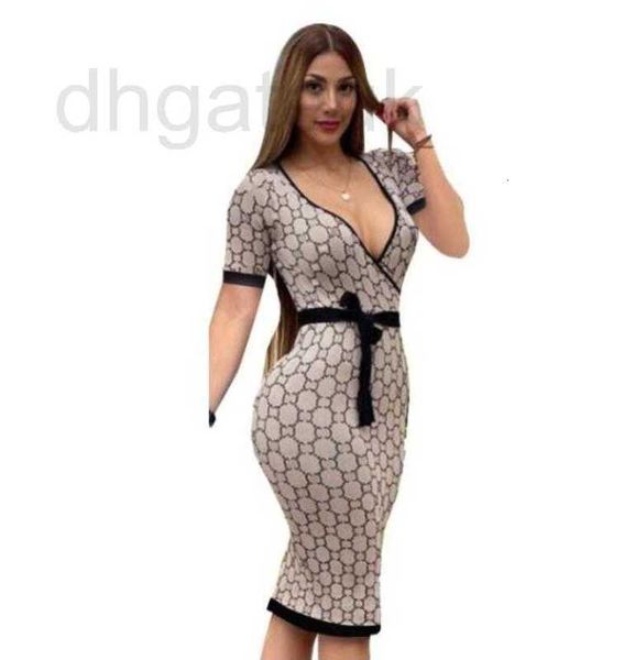 

basic & casual dresses designer women dress luxury letter short sleeve party a-line ladies v-neck mini 1w4l, Black;gray