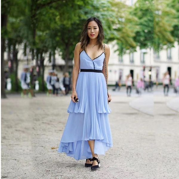 

basic & casual dresses new s-elf portrait blue strap dress, Black;gray