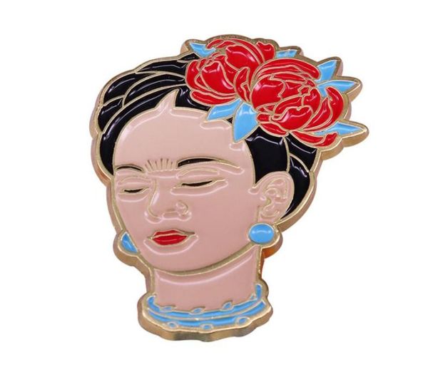 

gorgeous feminism enamel pin wrap clothes lapel brooch fine badge fashion jewelry friend gift5568347, Blue