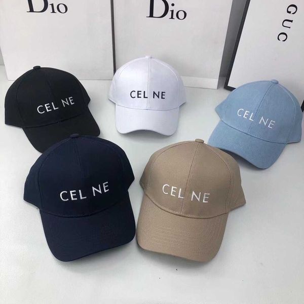 

correct version ce embroidered letter baseball cap for men and women sports leisure couple cap visor hat chf, Blue;gray