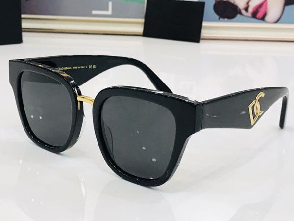 

realfine888 5a eyewear ddg4437 crossed luxury designer sunglasses for man woman with glasses cloth box ddg6511, White;black