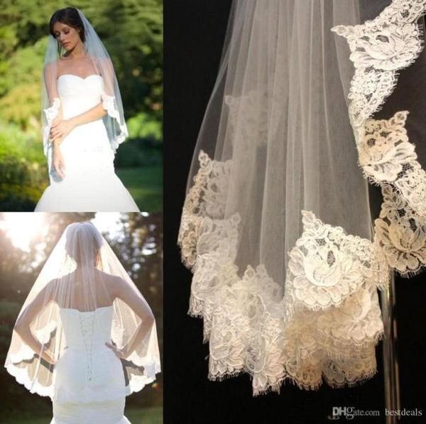 

2019 to reach the veil lace short design single wedding bride039s waist long hair comb custom made wedding veil r4710309, Black