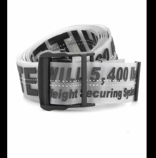 

toq quality new letter off metal canvas white decoration tide wild with yellow buckle head high street belt5636502, Black;green