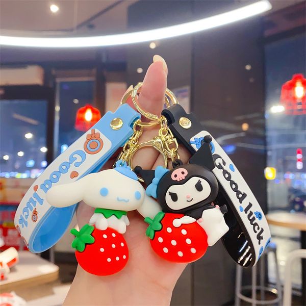 

fashion blogger designer jewelry cartoon keychain, coolommy melody backpack pendant mobile phone keychains lanyards keyrings wholesale ys135, Slivery;golden